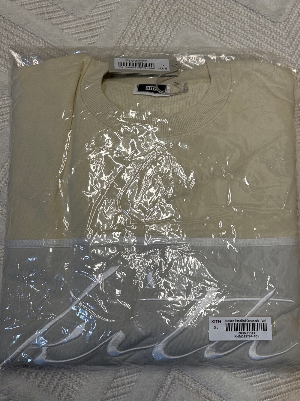 KITH - Nelson Panelled Crewneck - Veil - Picture 3 of 6